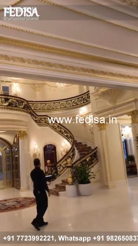 Luxury Rooftop Stairs Design Boundary Wall With Grill Design Porch Grills Design