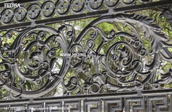 Luxury Duplex House Stairs Design For Indian Houses Double Door Grill Gate Railing New Design