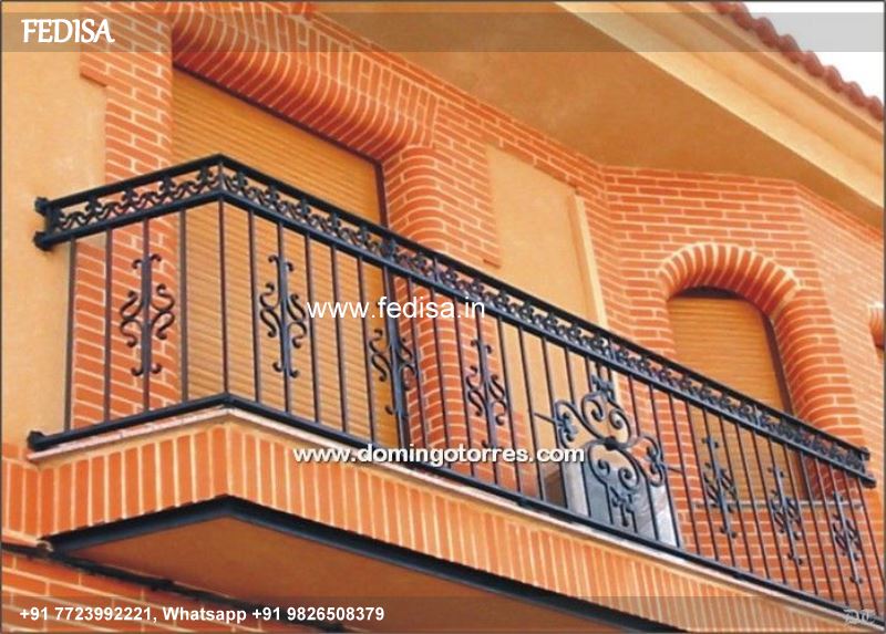 Luxury Simple Stairs Design For Small House House Front Balcony Grill Design Roof Steel Railing Design