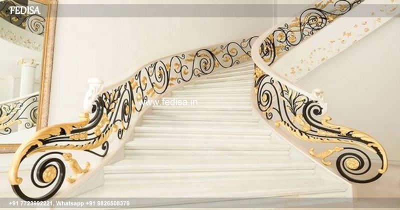 Luxury Stair Designer Home Main Door Grill Design Safety Door Ss Grill Design