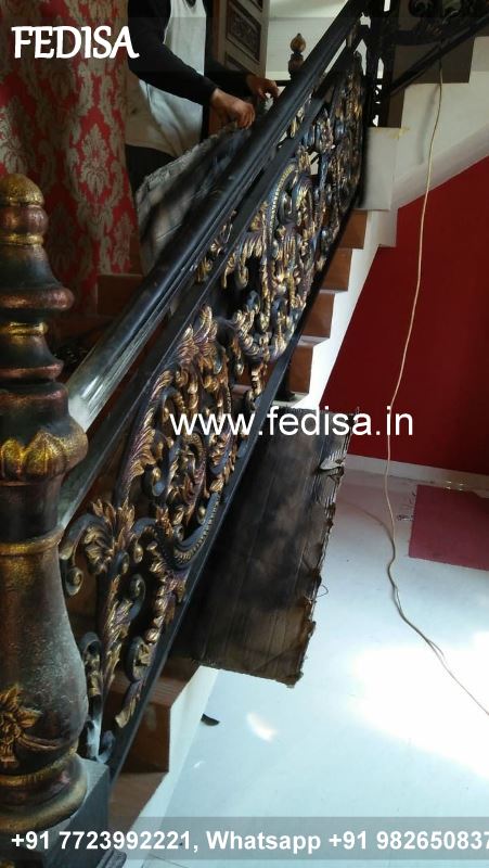 Luxury Concrete Stair Design For Small House Latest Terrace Grill Design Sidhi Design For Home