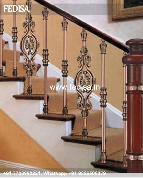 Luxury Simple Iron Railing Design For Stairs Angle Bar Grills Design Sidhi Railing Design Steel