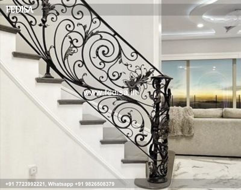 Luxury Staircase Cupboard Design Grill Net Design Simple Iron Window Design