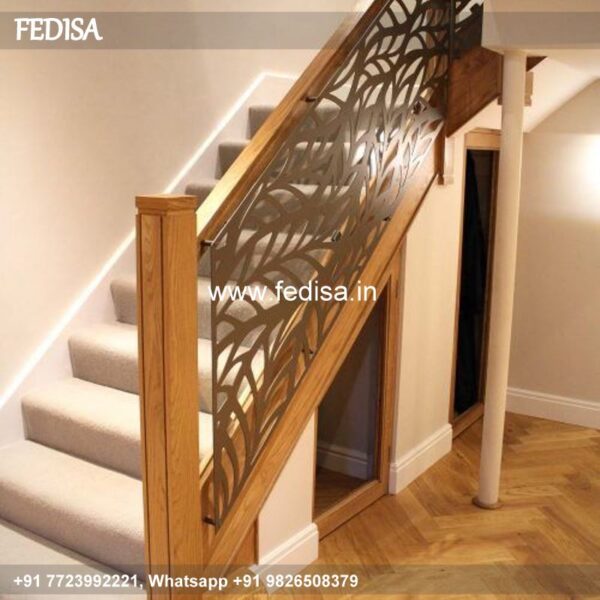 Luxury Wooden Stairs Design For Small Spaces Circle Grill Design Simple Stairs Design For Indian Houses