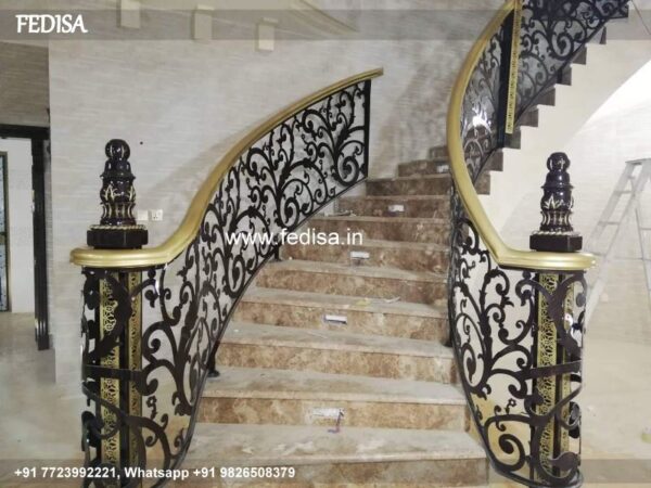 Classic Latest Stairs Design Window Grill Design For Balcony Simple Steel Railing Design For Stairs