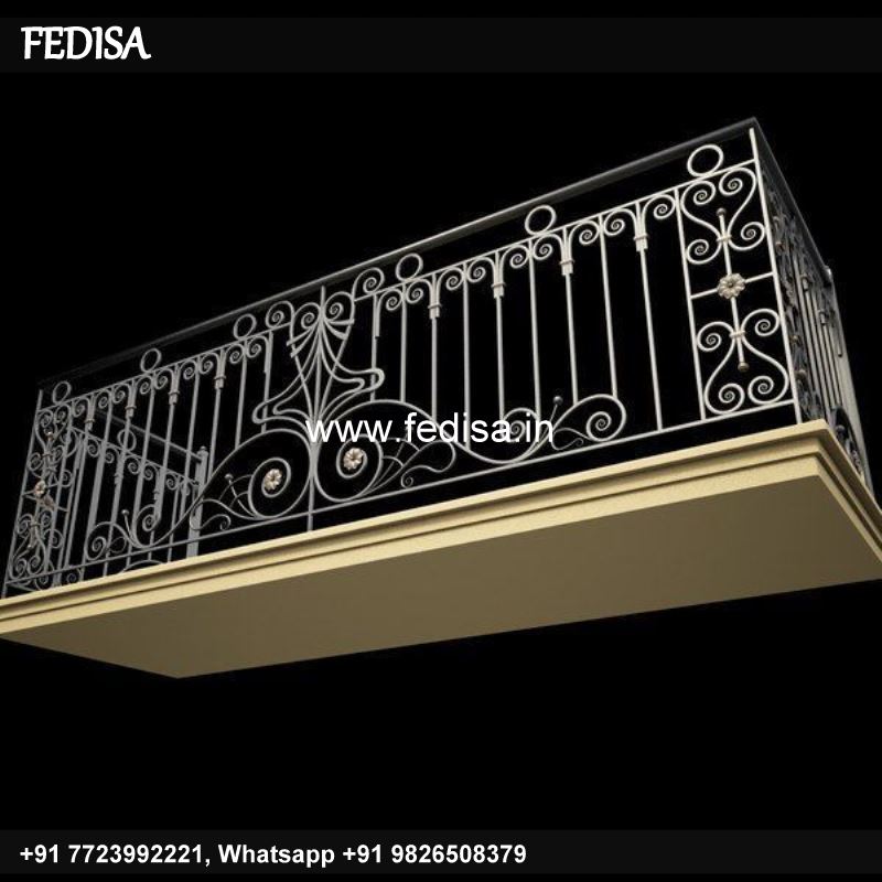 Classic Stairs Stone Design Grill Gate Laser Cutting Design Siri Railing Design