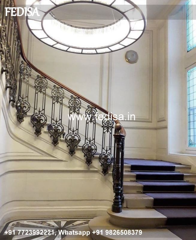 Classic Grand Staircase Design Small Gate Grill Design Sliding Grill Gate