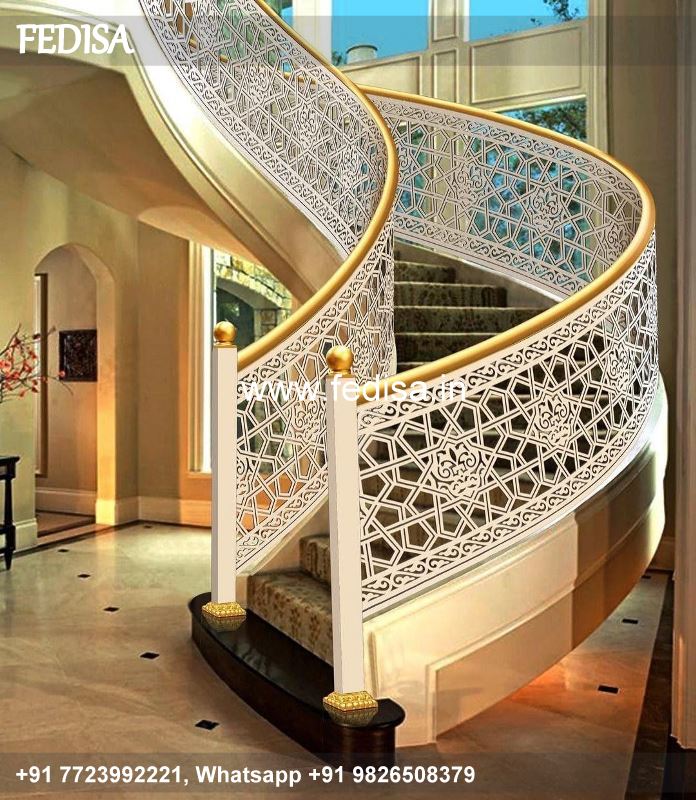 Luxury Staircase Structural Design House Gallery Grill Design Square Staircase Design