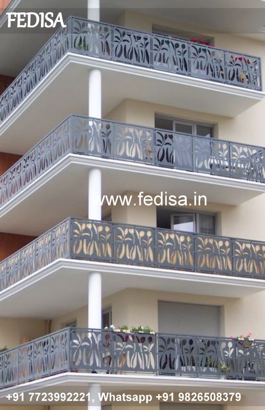 Classic Roof Stairs Design Stainless Steel Safety Grill Stainless Steel Sitout Design