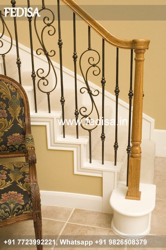 Classic Simple Stair Railing Design Aluminum Safety Door Grill Design Stair Case Design For Duplex