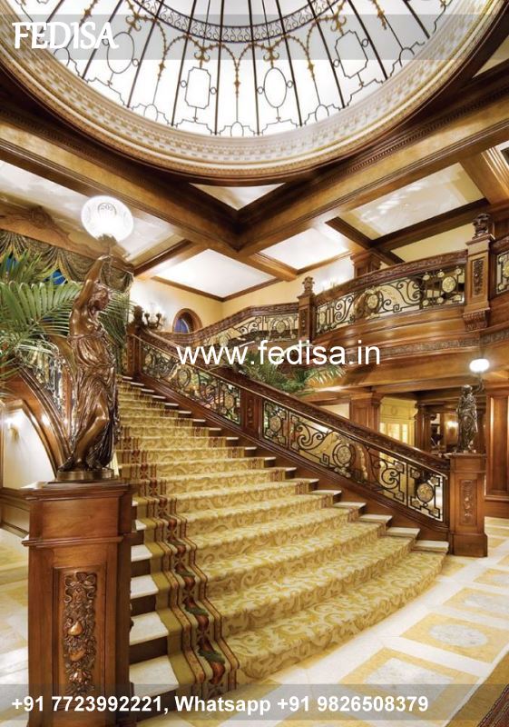 Classic Stair Riser Design Terrace With Grills Design Stair Color Design