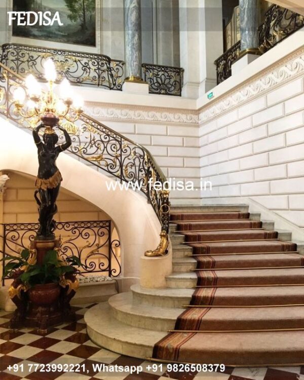 Classic Exterior Staircase Designs For Indian Homes Grill Gate New Design Staircase Rod Design