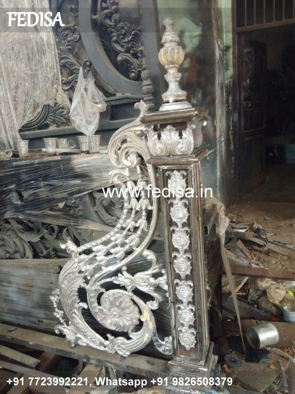 Classic Bungalow Staircase Design Main Grill Gate Color Staircase Wall Designs For Homes