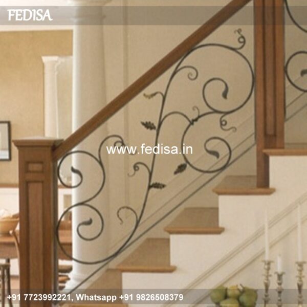 Luxury Stairs Style Grill Gate Design For House Steel Railing Stairs Design