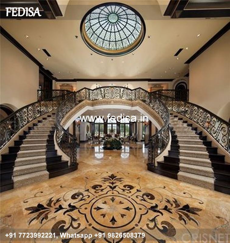 Classic Staircase Landing Design Room Gate Grill Design Terrace Steel Railing Design