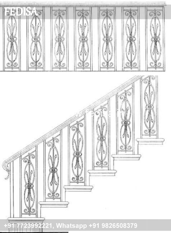 Luxury Modern Black Stair Railing Exterior Window Grill Design Window Modern Grill Design