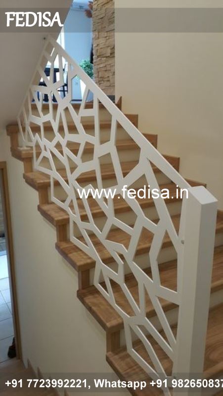 Classic Timber Staircase Design Normal Grill Gate Modern Railing Design For House Front