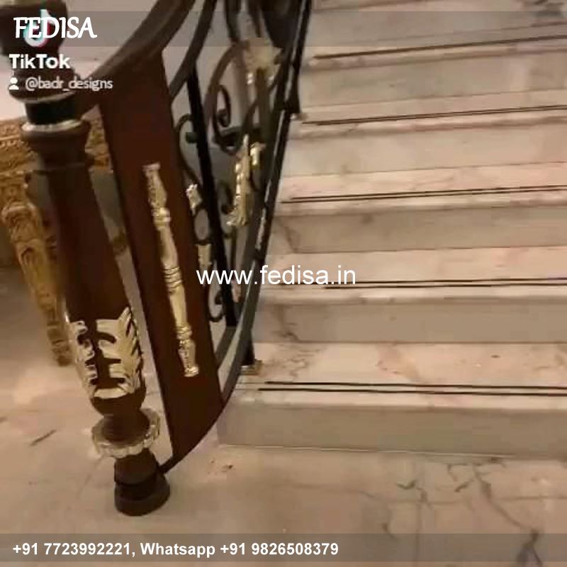 Classic Interior Design Under Staircase Steel Ki Window Grill Stairs Steel Grill Design
