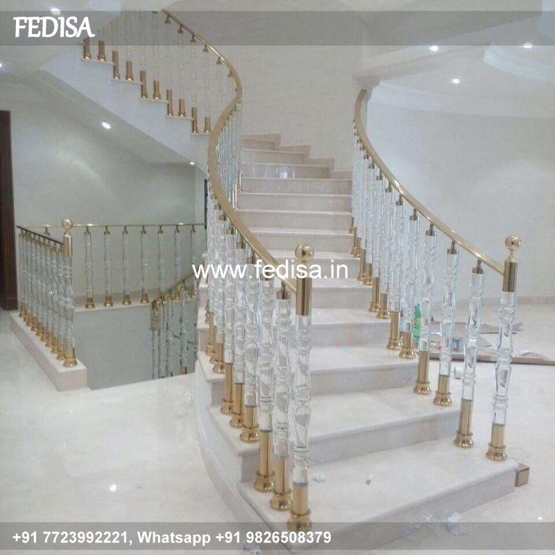 Classic Open Stairs Design Jali Door Design In Iron Terrace Railing Design