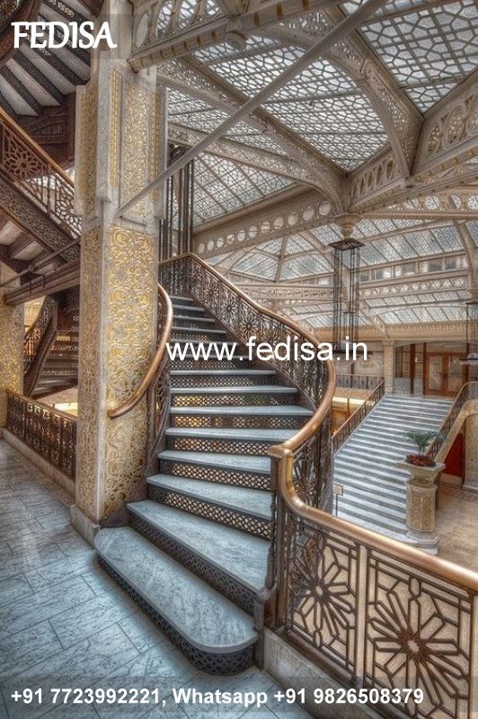 Luxury Stairs Style Modern Grill Gate Wall Grill Design