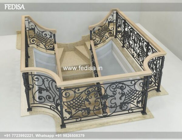 Luxury Inner Staircase Design Luxury Window Grill Design Wooden Railing Design