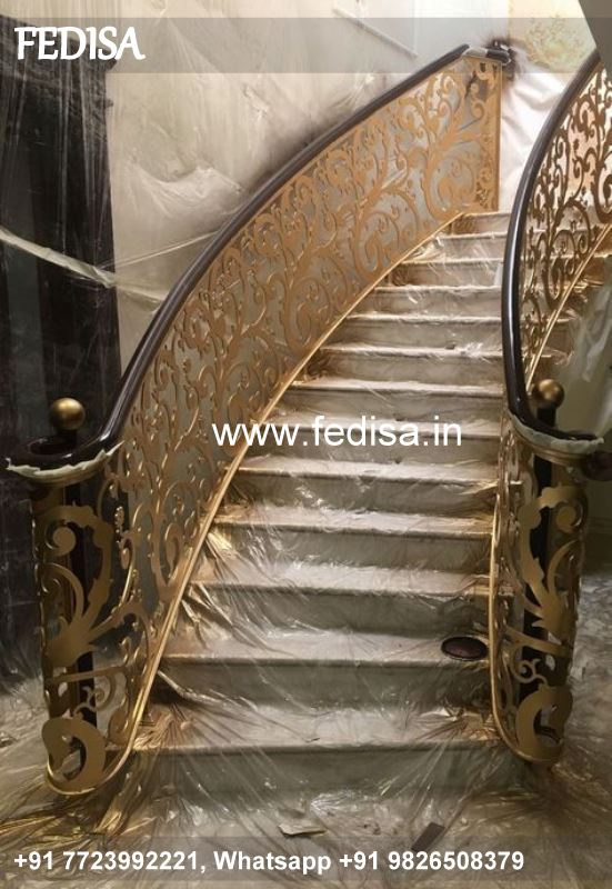 Classic Stairs Steel Grill Design Types Of Balcony Grill Design Grill Design