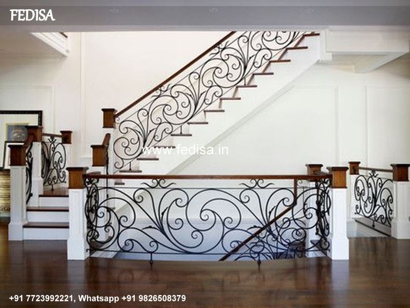 Luxury Modern Wood Stairs Window Grill Design Normal Contemporary Stair Railing