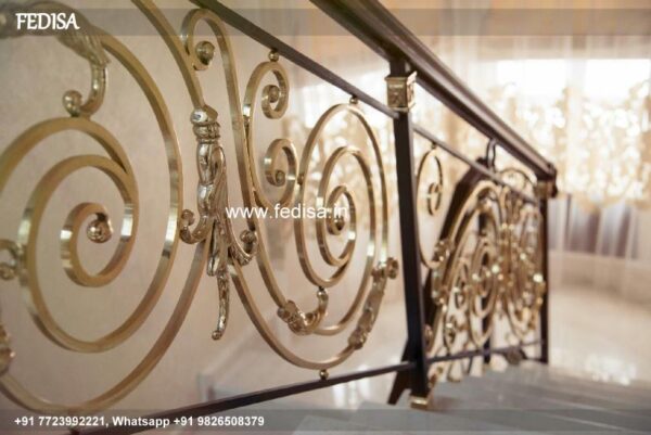 Luxury Industrial Staircase Design Khidki Ki Design New Simple Iron Railing Design For Stairs