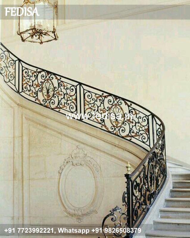 Luxury Building Stairs Design Decorative Window Grill Design Staircase Cupboard Design