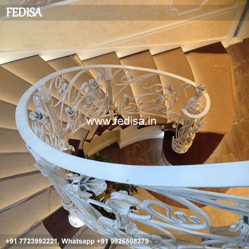 Classic Staircase Door Design Iron Boundary Grill Design 3d Stairs Design