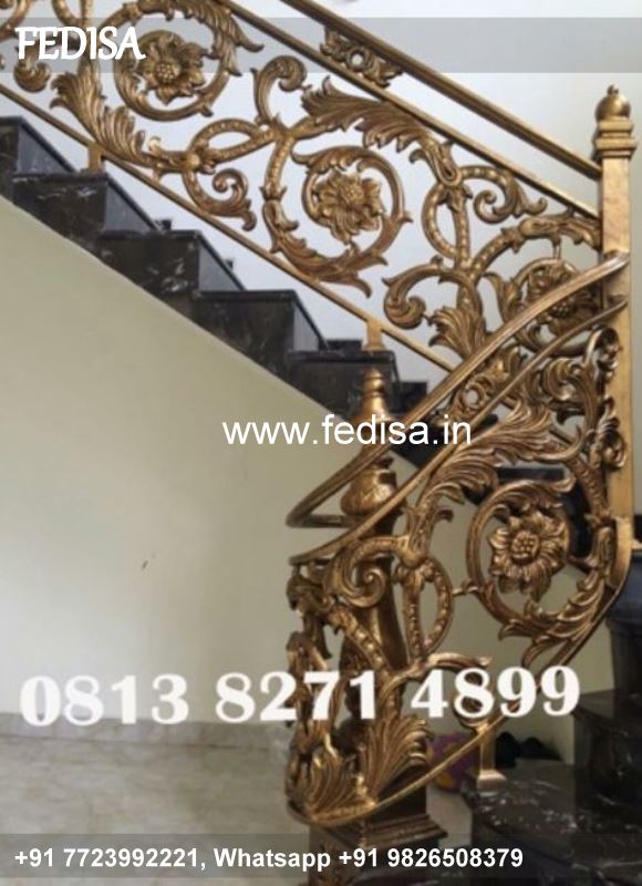 Classic Iron Stairs Design Balcony Grill Decoration Home Sidhi Design