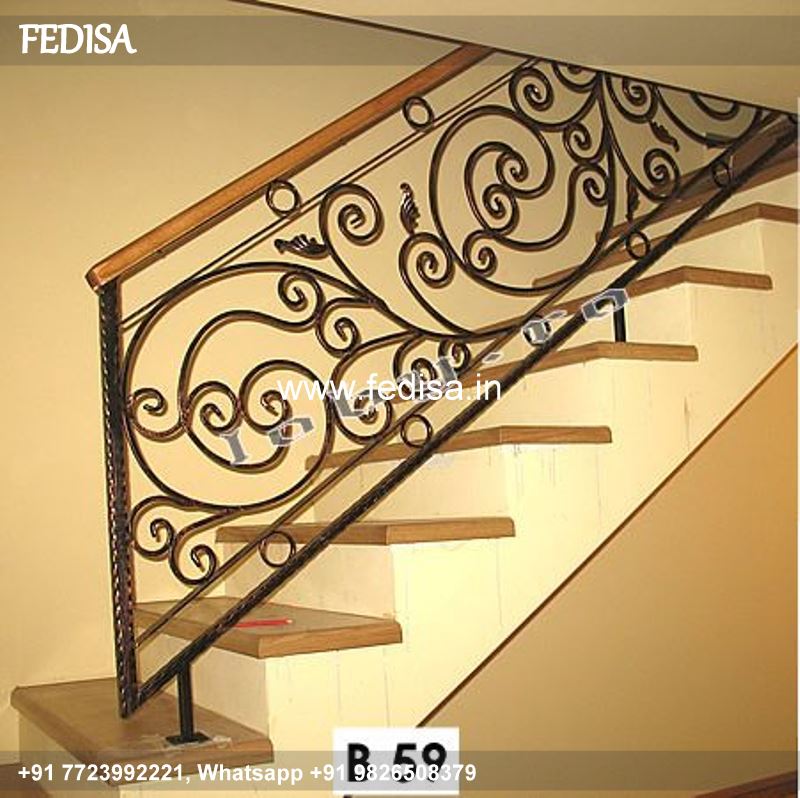 Luxury Outdoor Stairs Design Modern Closed Grill Design For Balcony Modern Black Staircase