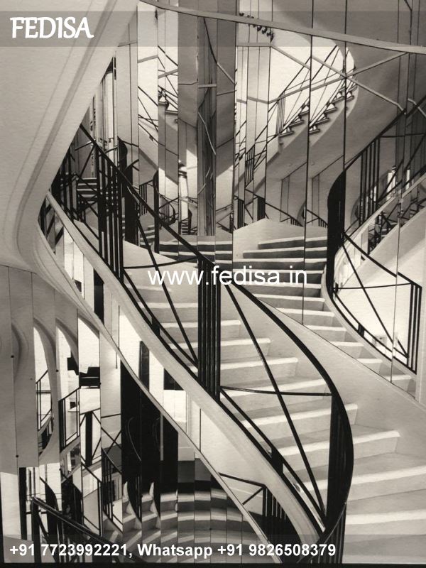 Classic Creative Stairs For Small Spaces Simple Window Grill Design For Home Bungalow Staircase Design