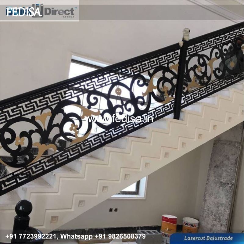 Classic Stairs Steel Grill Design Modern Stair Railing Duplex House Steps