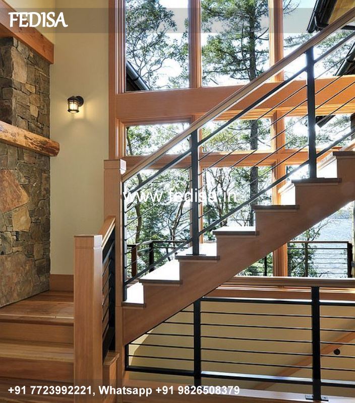 Luxury Floating Staircase Structural Design Iron Stairs Design Outdoor Outside Staircase Railing Design