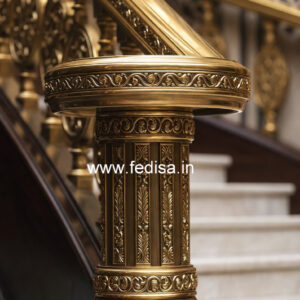 Modern Balcony Railing Ideas With Glass Panels India No-32740