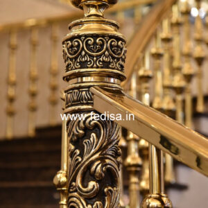 Modern Balcony Railings With Glass Panels No-32870