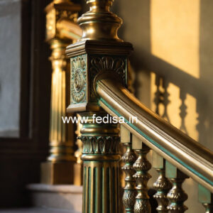 Modern Staircase Design With Railings No-32908