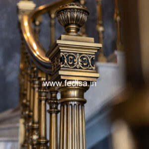 Modern Staircase Design With Railings For Homes No-33083
