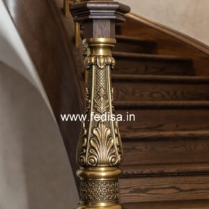 Modern Balcony Railings With Glass Panels For Luxury Homes No-33176