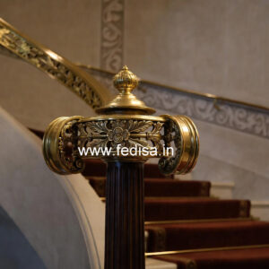 Stylish Balcony Railing Design With Glass And Steel No-33509