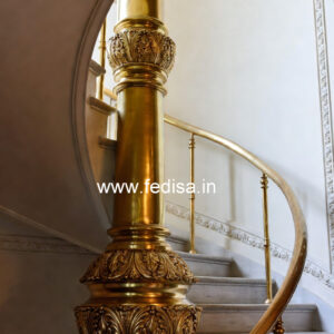Stylish Exterior Staircase Railing Designs No-33566
