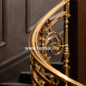 Modern Staircase Design With Stylish Railings No-34270