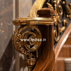 Stylish Exterior Staircase Railing Designs No-34298