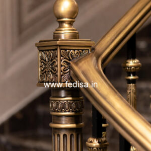 Elegant Staircase Railings For Small House No-35077