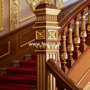 Elegant Staircase Railing Ideas For Interior Home Decor No-35238