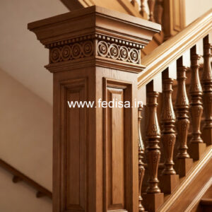 Modern Balcony Railings With Glass Panels For Luxury Homes No-35241