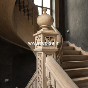 Modern Staircase Design With Railings No-36306