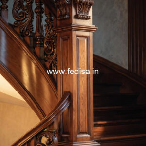 Ghar Exterior Balcony Design With Railings No-37081