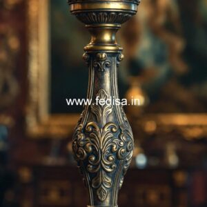 Ghar Balcony Design With Steel Railings No-38137